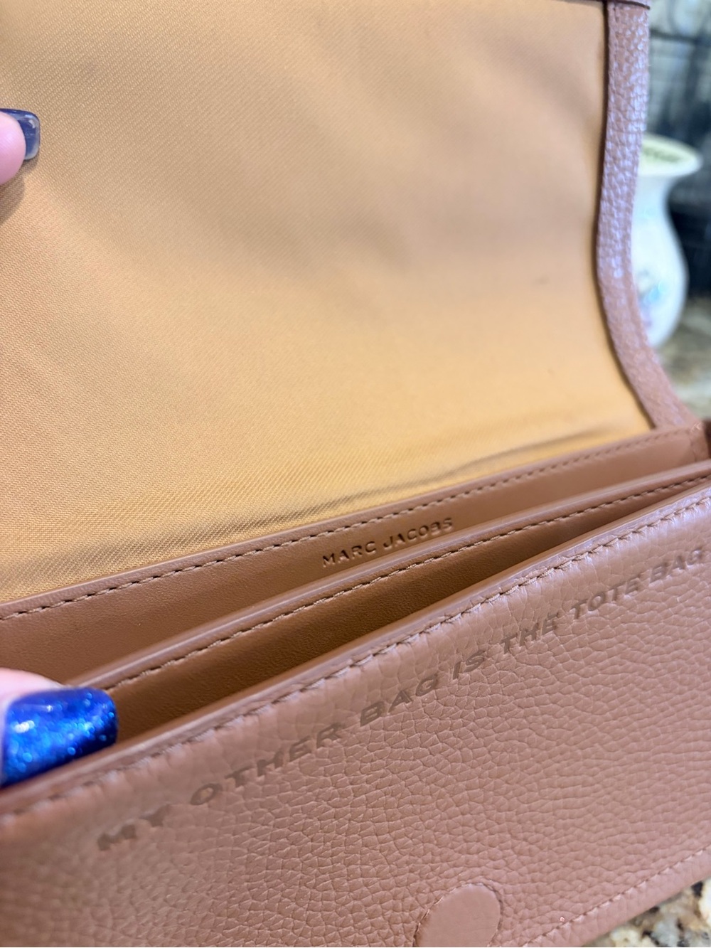 Marc Jacobs Women's The Leather Mini Bag - Gold Hardware with Dust Bag Inclusion - Picture 5 of 12